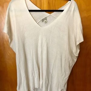 Ivory oversized Lucky Brand tee